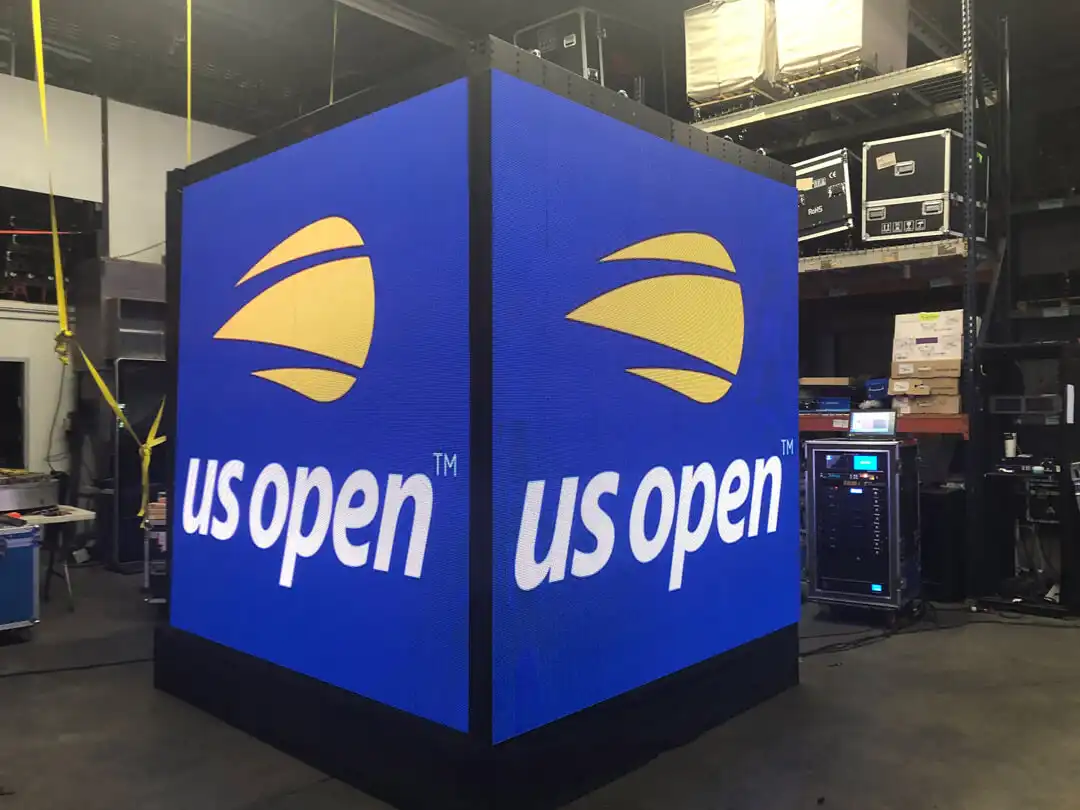 All Visual Productions US Open LED Wall Display – Edward D’Amico NYC Sports Event Visuals
